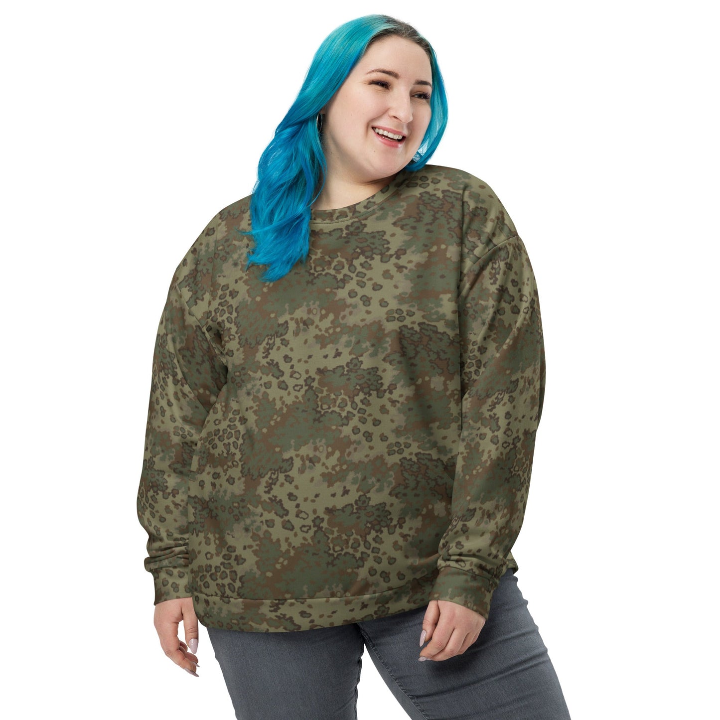German Oak Leaf Multi-terrain CAMO Unisex Sweatshirt - Sweatshirts