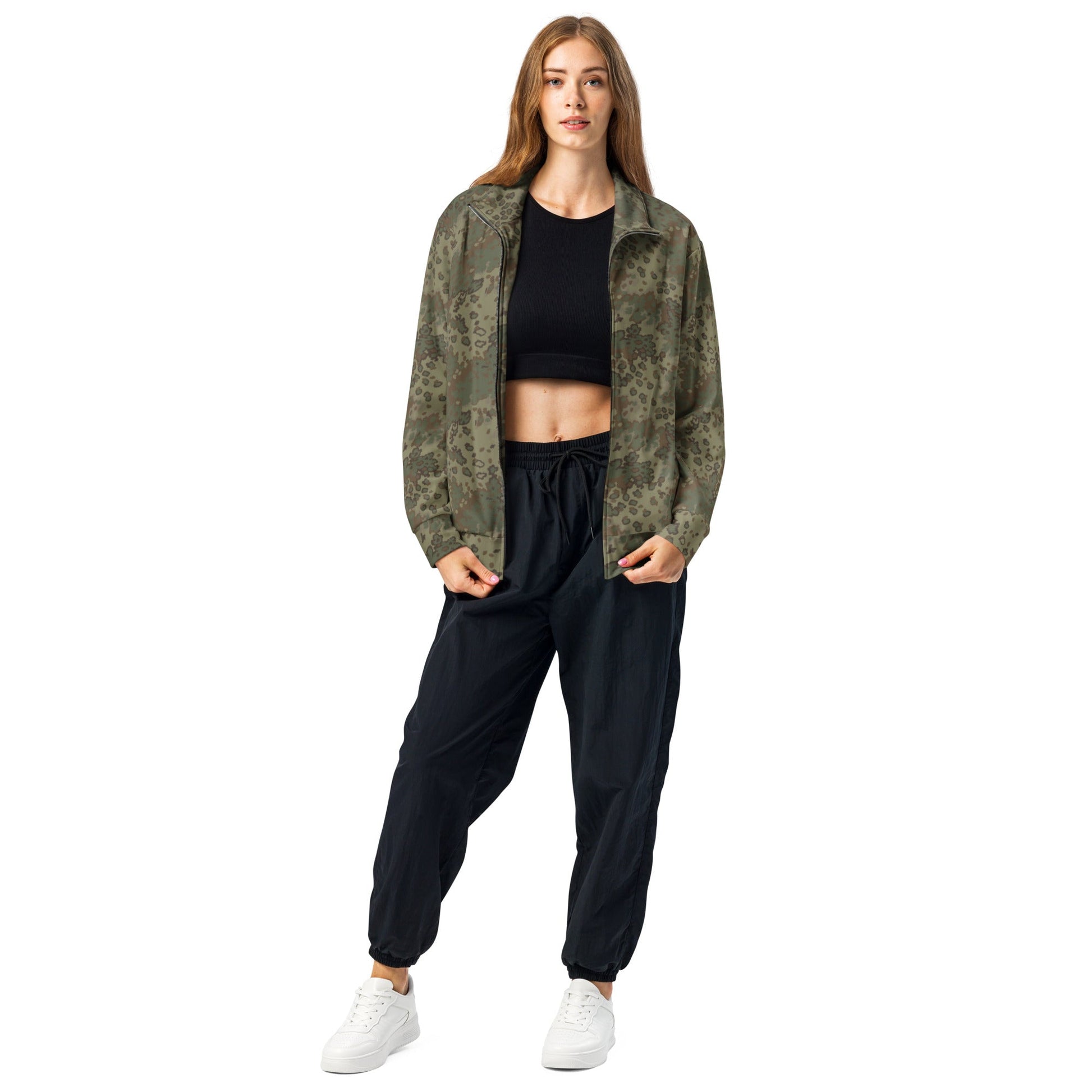 German Oak Leaf Multi-terrain CAMO Unisex track jacket - Track Jackets