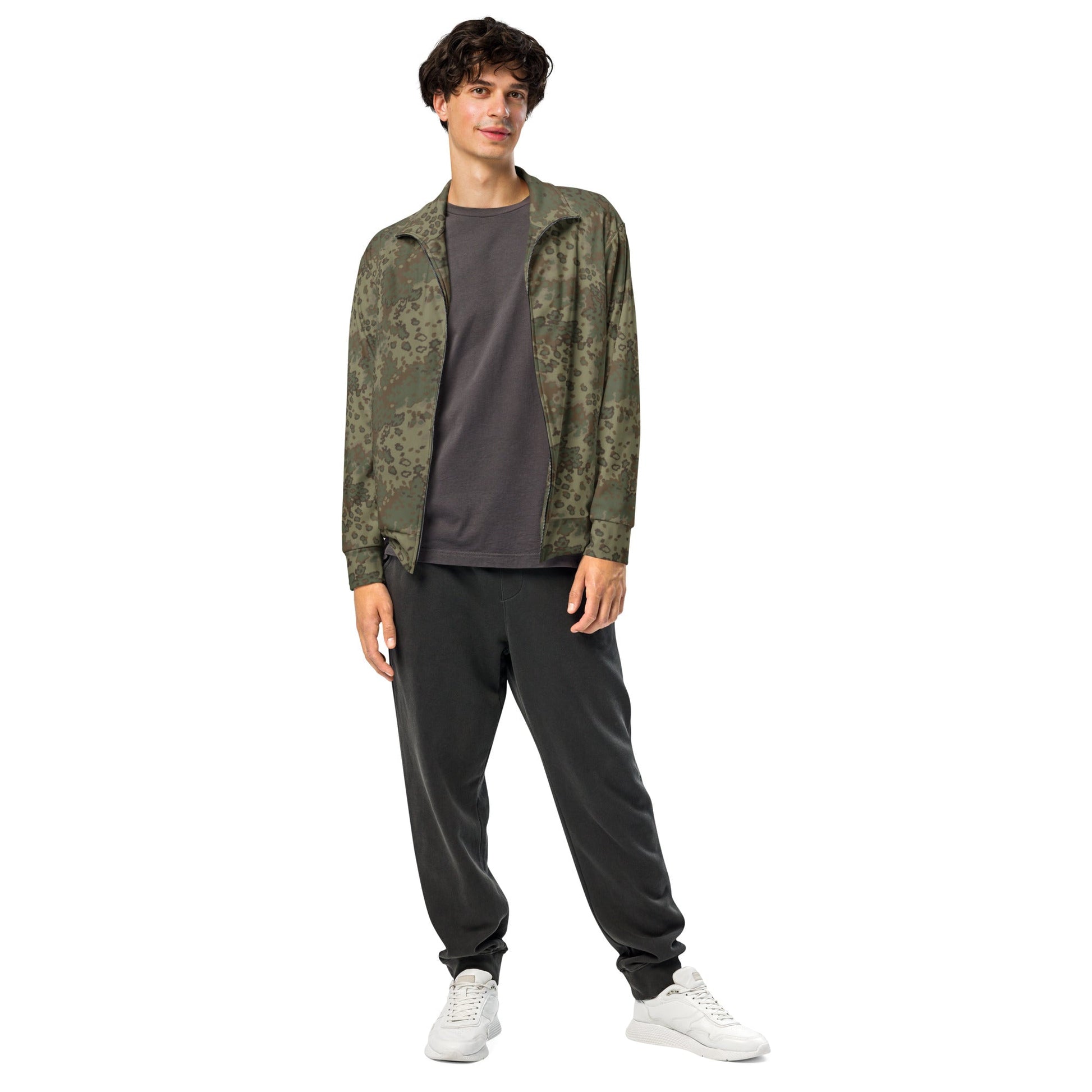 German Oak Leaf Multi-terrain CAMO Unisex track jacket - Track Jackets