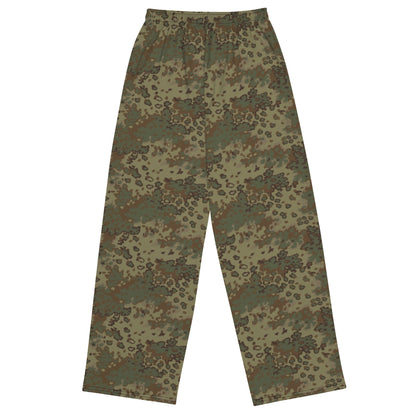 German Oak Leaf Multi-terrain CAMO Unisex Wide-Leg Leisure Pants