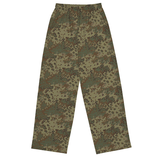 German Oak Leaf Multi-terrain CAMO Unisex Wide-Leg Leisure Pants