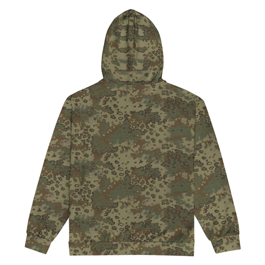 German Oak Leaf Multi-terrain CAMO Unisex zip hoodie - Zip Hoodies