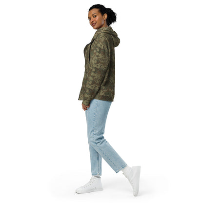 German Oak Leaf Multi-terrain CAMO Unisex Zip Hoodie