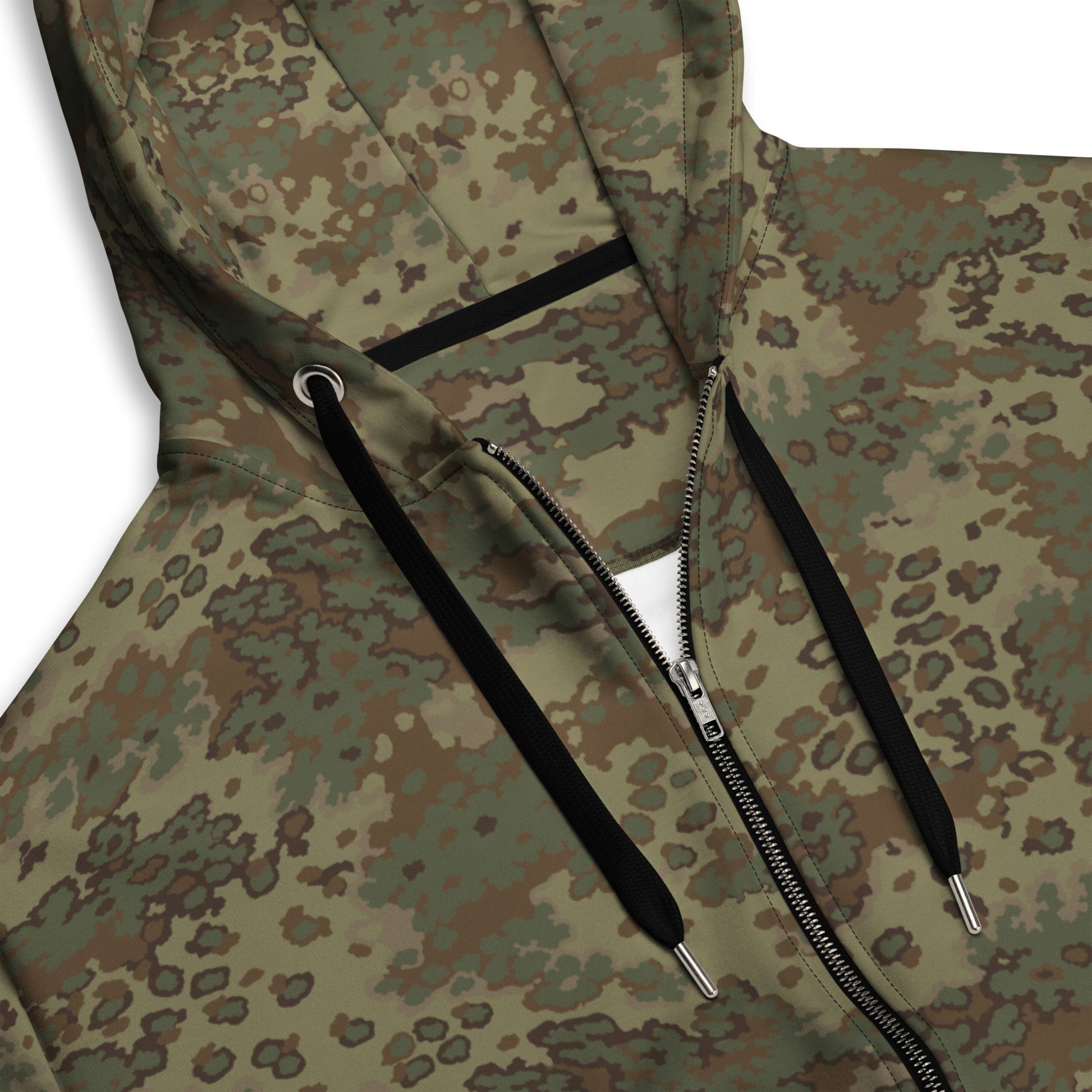 German Oak Leaf Multi-terrain CAMO Unisex Zip Hoodie