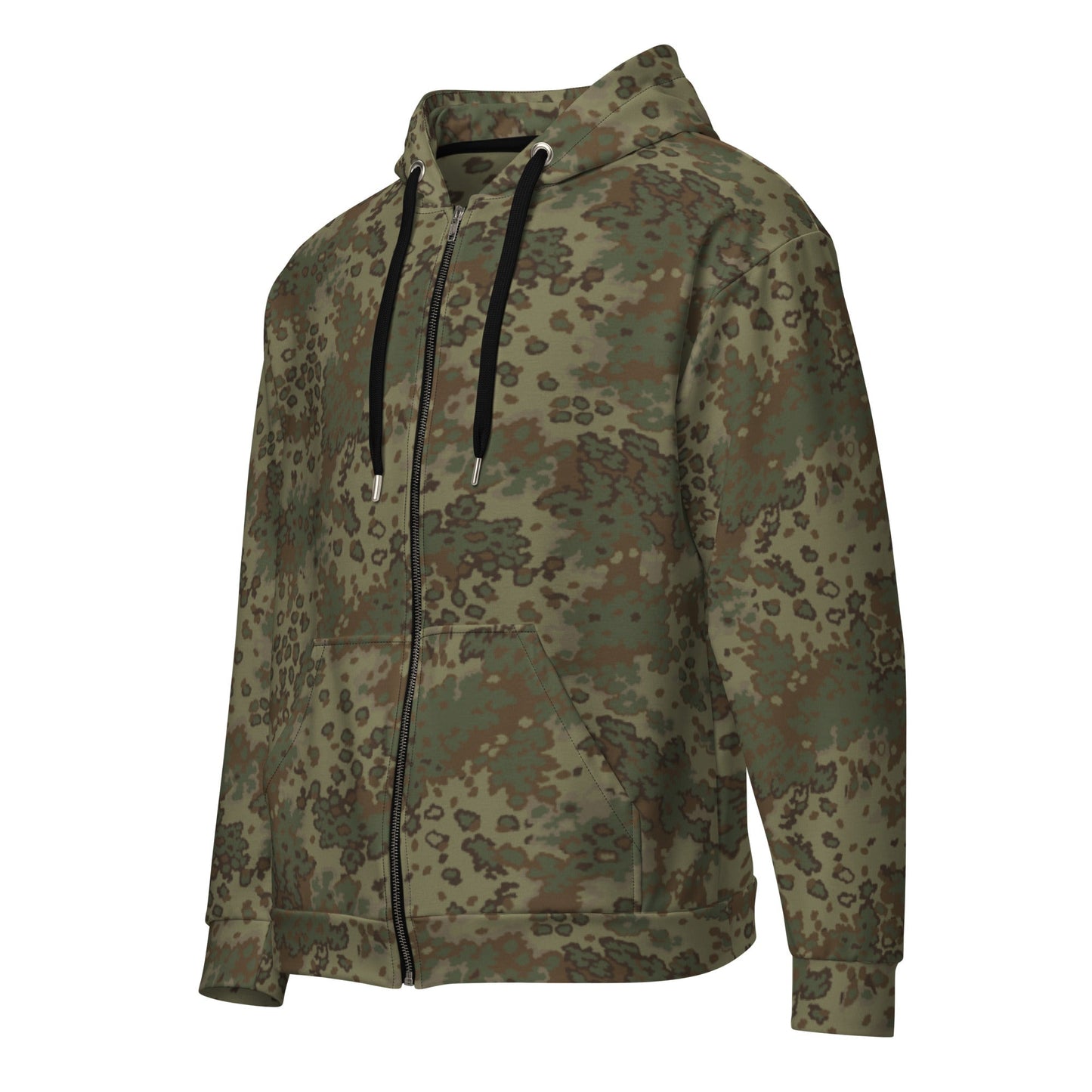 German Oak Leaf Multi-terrain CAMO Unisex zip hoodie - Zip Hoodies