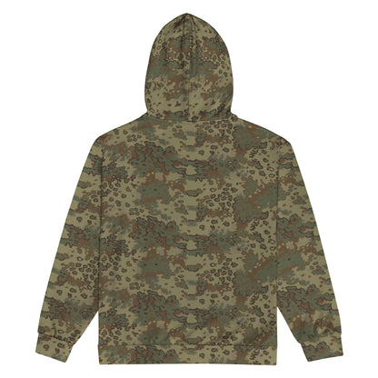 German Oak Leaf Multi-terrain CAMO Unisex Zip Hoodie