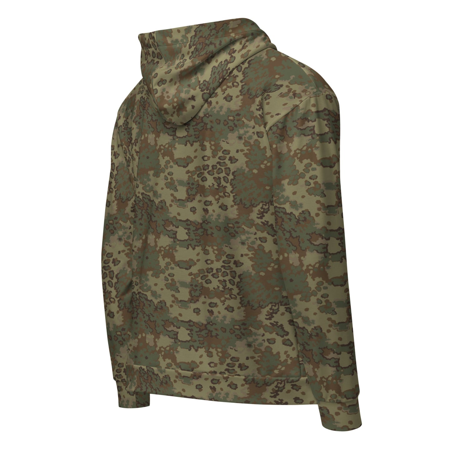 German Oak Leaf Multi-terrain CAMO Unisex Zip Hoodie