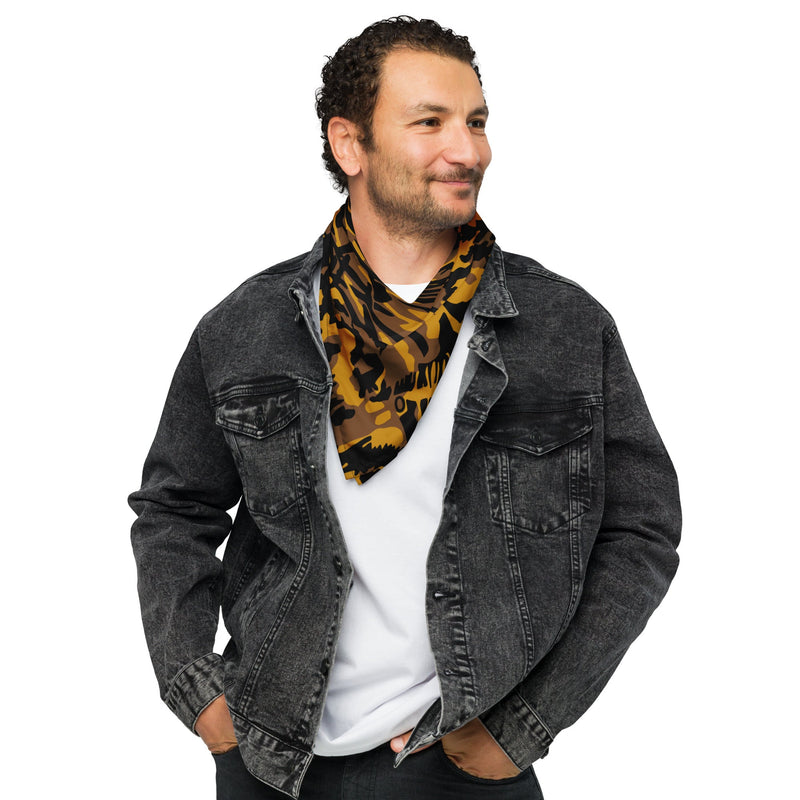 Palm Tree Palmenmuster Autumn CAMO Bandana - Head