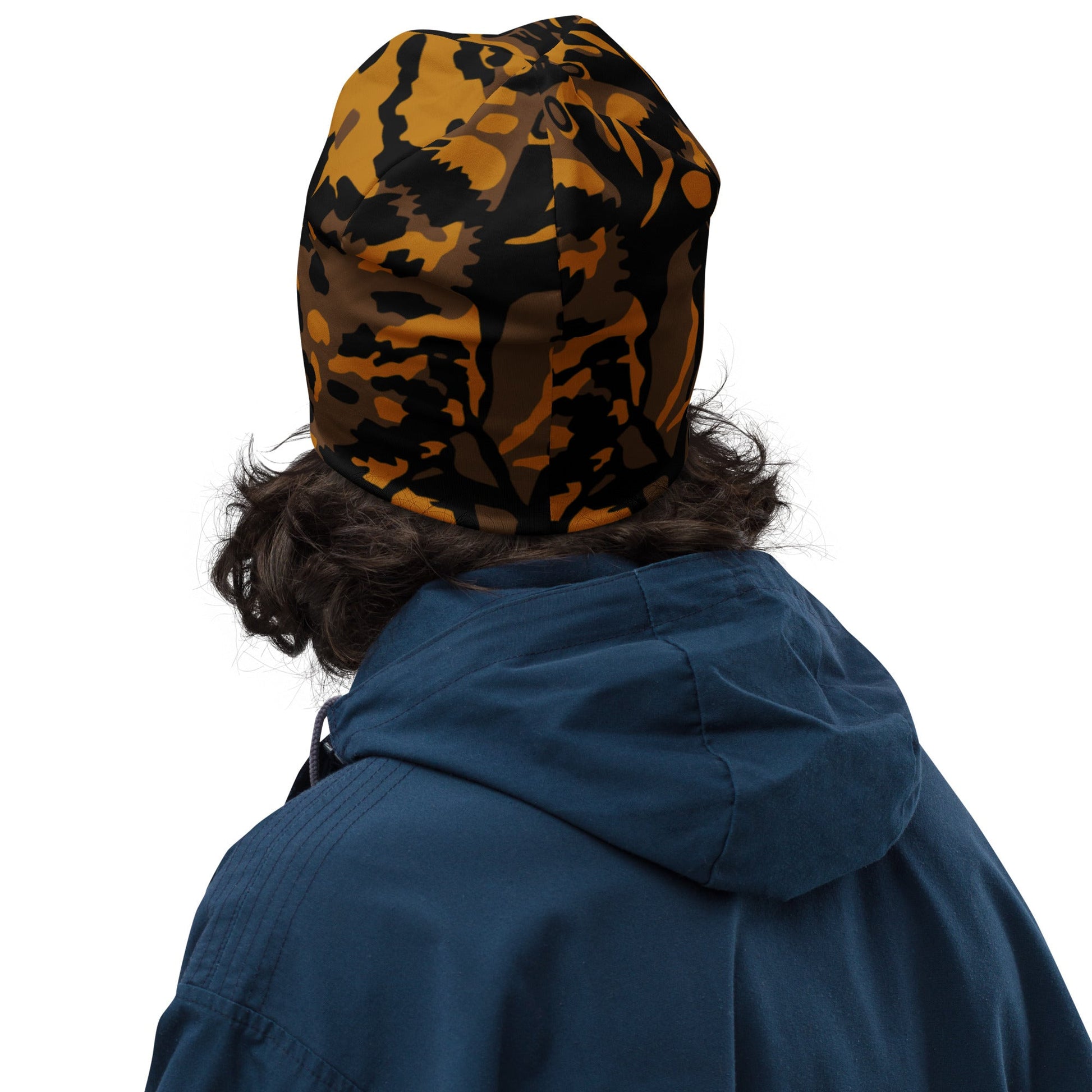German Palm Tree Palmenmuster Autumn CAMO Beanie - Beanies