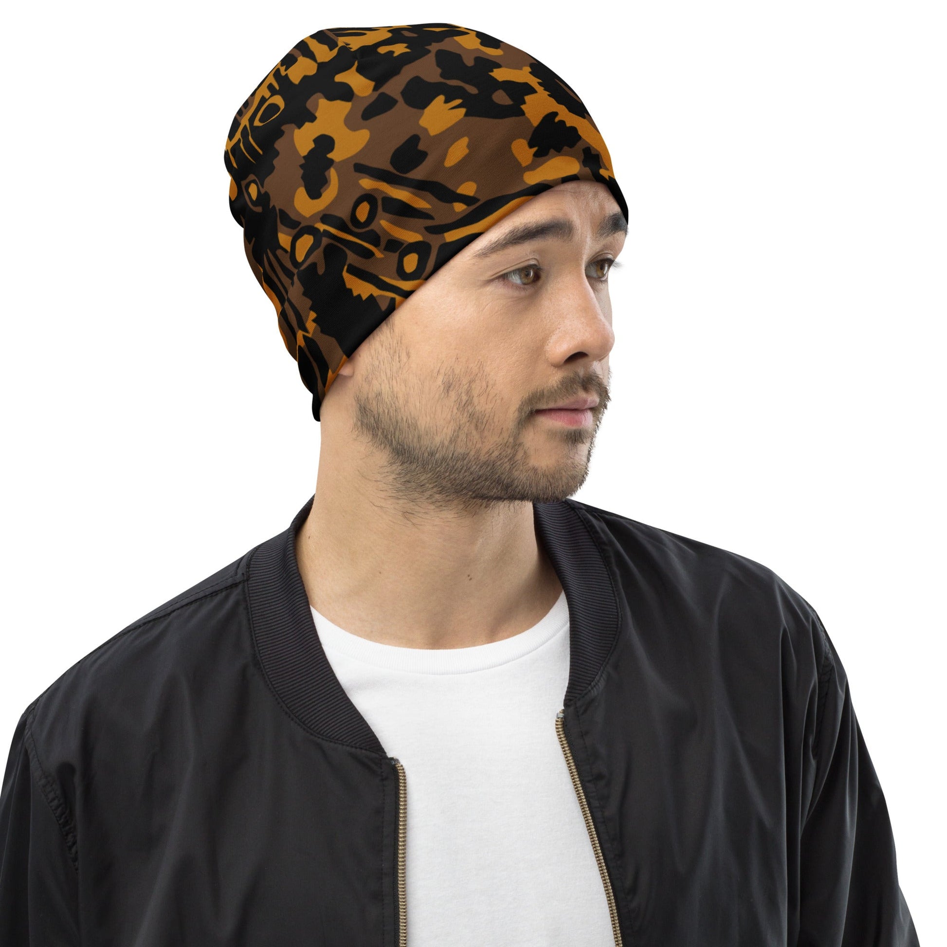 German Palm Tree Palmenmuster Autumn CAMO Beanie - Beanies