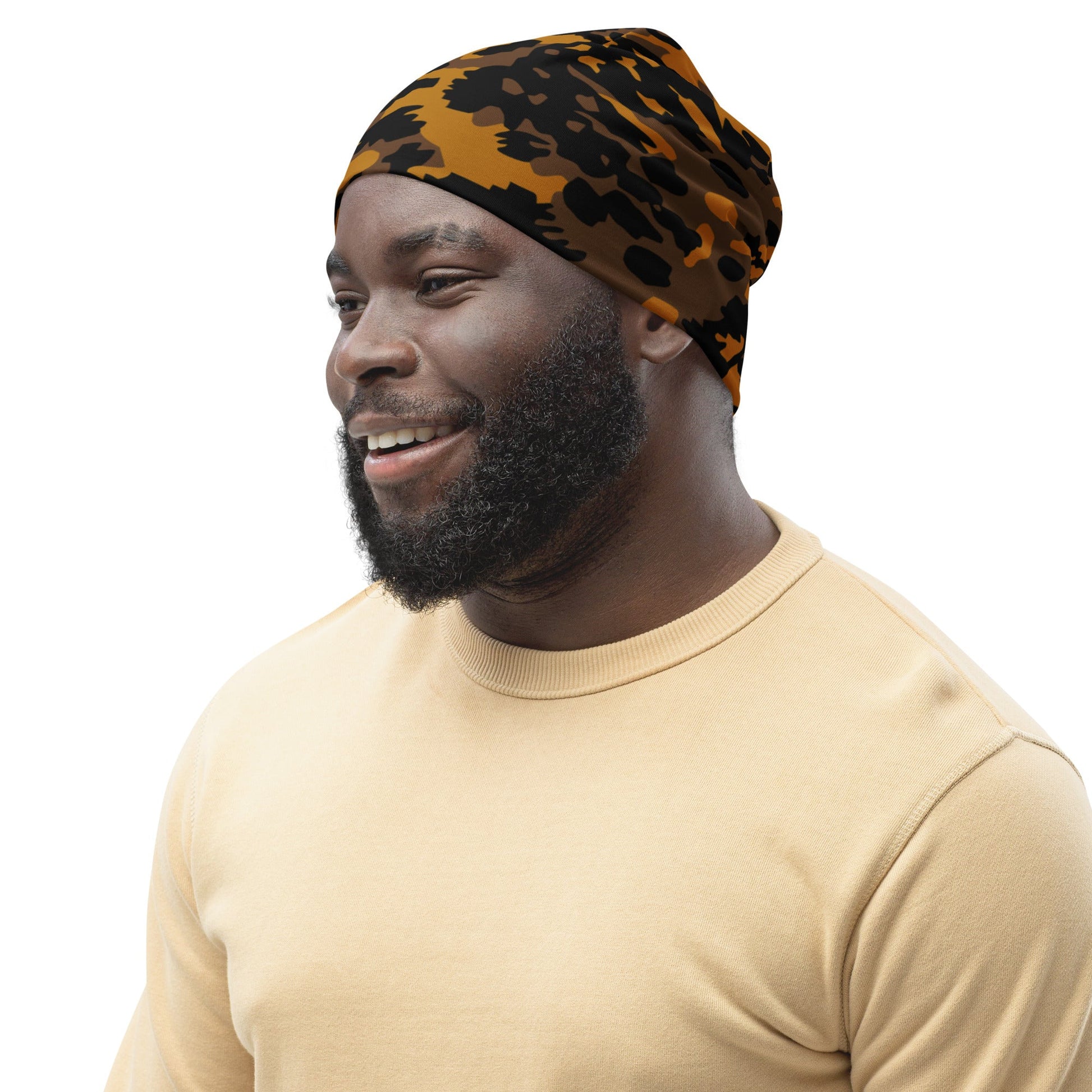 German Palm Tree Palmenmuster Autumn CAMO Beanie - Beanies