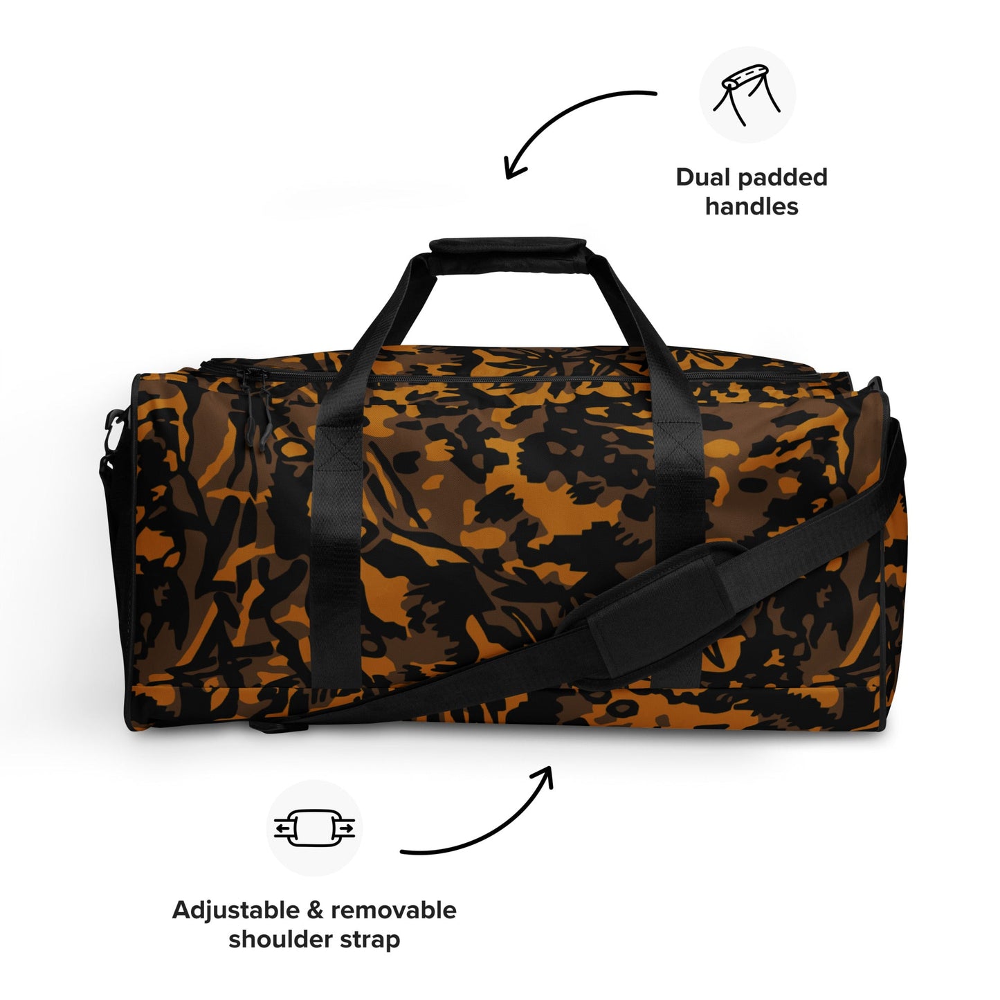 German Palm Tree Palmenmuster Autumn CAMO Duffle bag - Bags