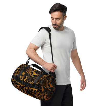 German Palm Tree Palmenmuster Autumn CAMO gym bag - Gym Bags