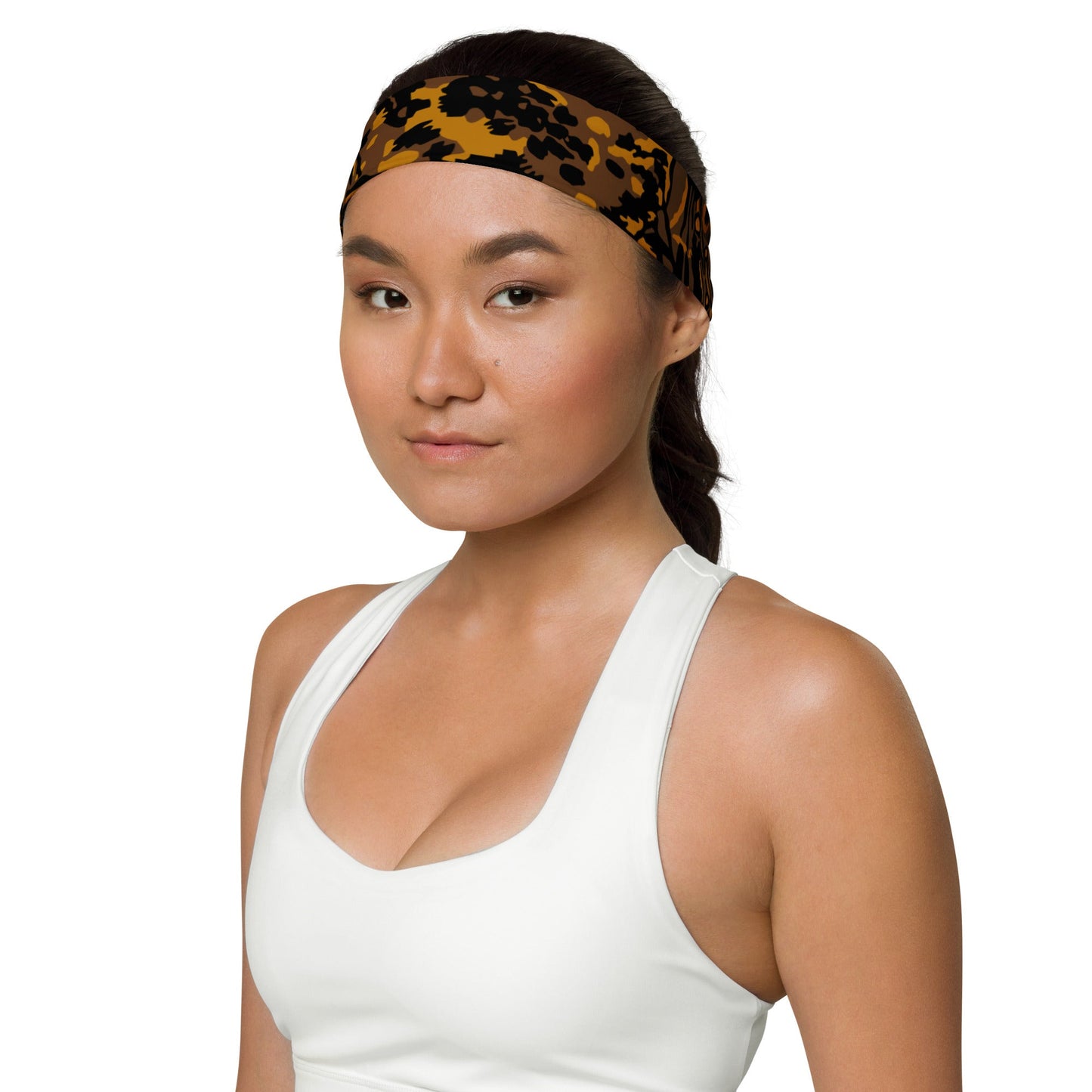 German Palm Tree Palmenmuster Autumn CAMO Headband