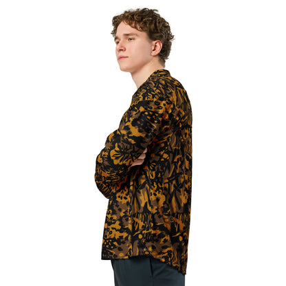 German Palm Tree Palmenmuster Autumn CAMO hockey fan jersey - 2XS - Hockey Jerseys