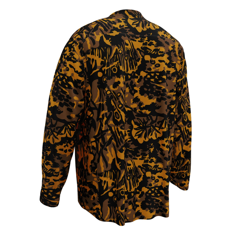 Palm Tree Palmenmuster Autumn CAMO Unisex Hockey Fan Jersey
