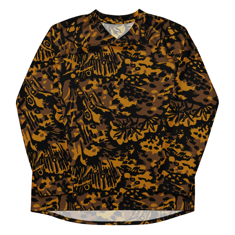 Palm Tree Palmenmuster Autumn CAMO Unisex Hockey Fan Jersey