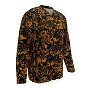Palm Tree Palmenmuster Autumn CAMO Unisex Hockey Fan Jersey