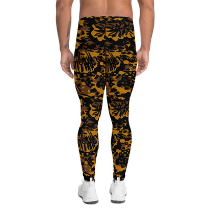 German Palm Tree Palmenmuster Autumn CAMO Mens Leggings