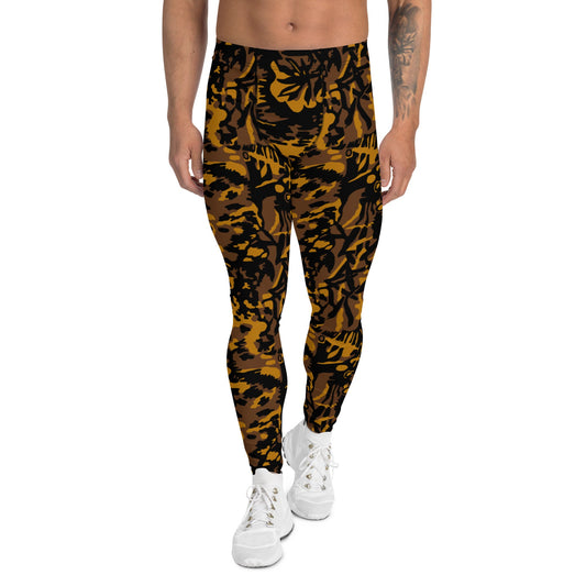 German Palm Tree Palmenmuster Autumn CAMO Mens Leggings - XS