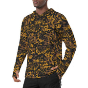 Palm Tree Palmenmuster Autumn CAMO Mens Sunscreen Sports Hoodie With Thumb Holes