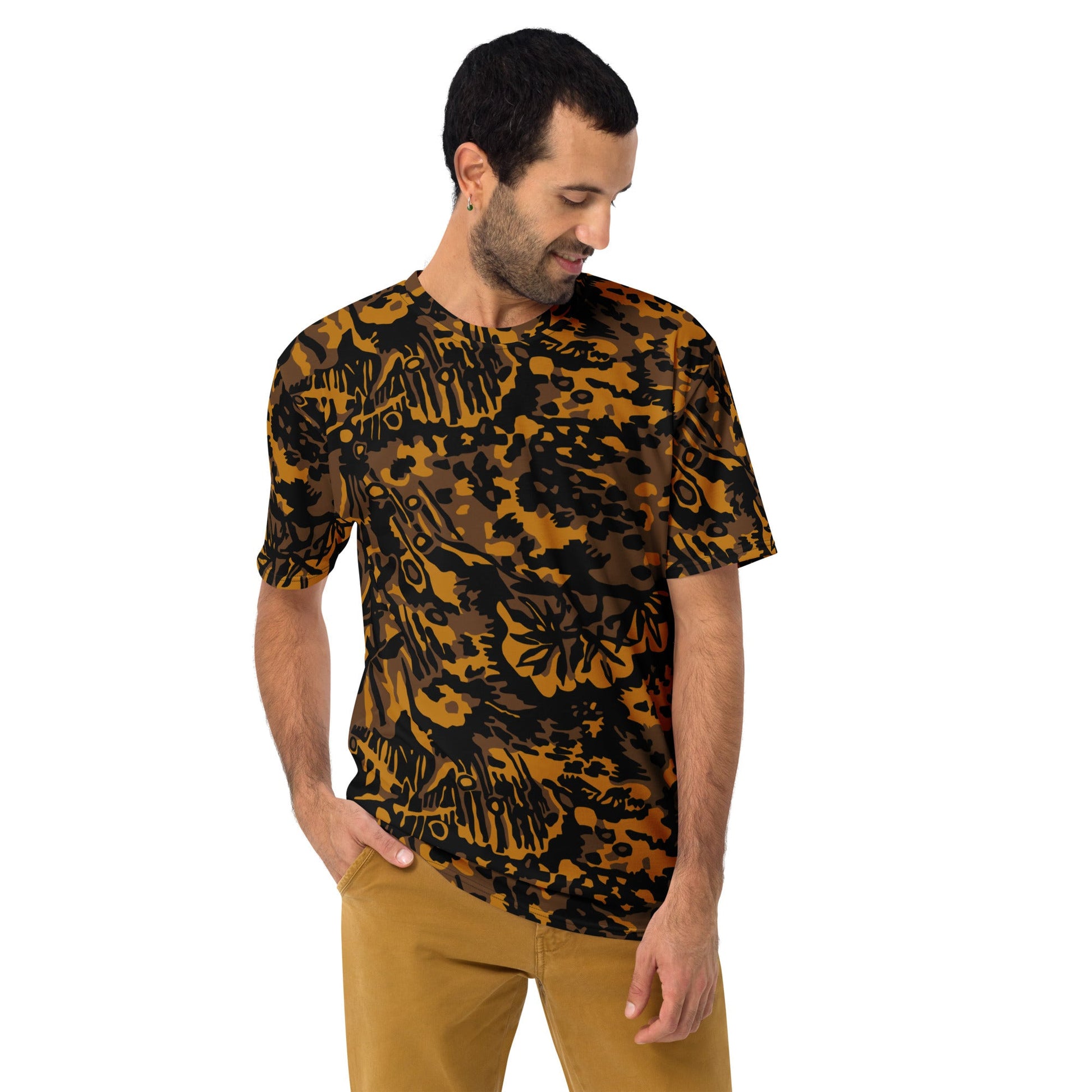 German Palm Tree Palmenmuster Autumn CAMO Mens t shirt T Shirts