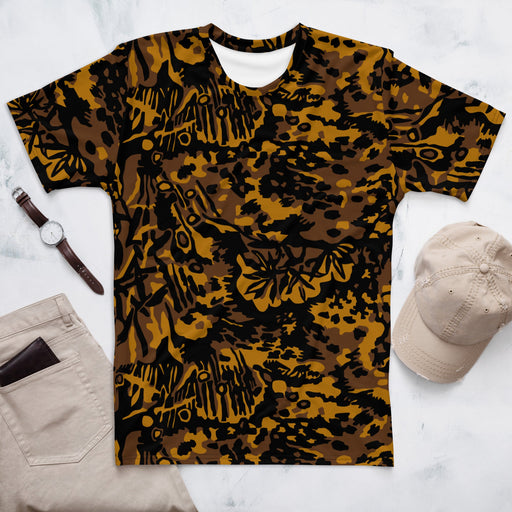 Palm Tree Palmenmuster Autumn CAMO Mens T-Shirt - XS