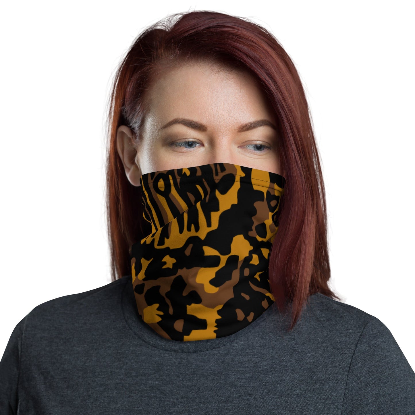 German Palm Tree Palmenmuster Autumn CAMO Neck Gaiter - Gaiters