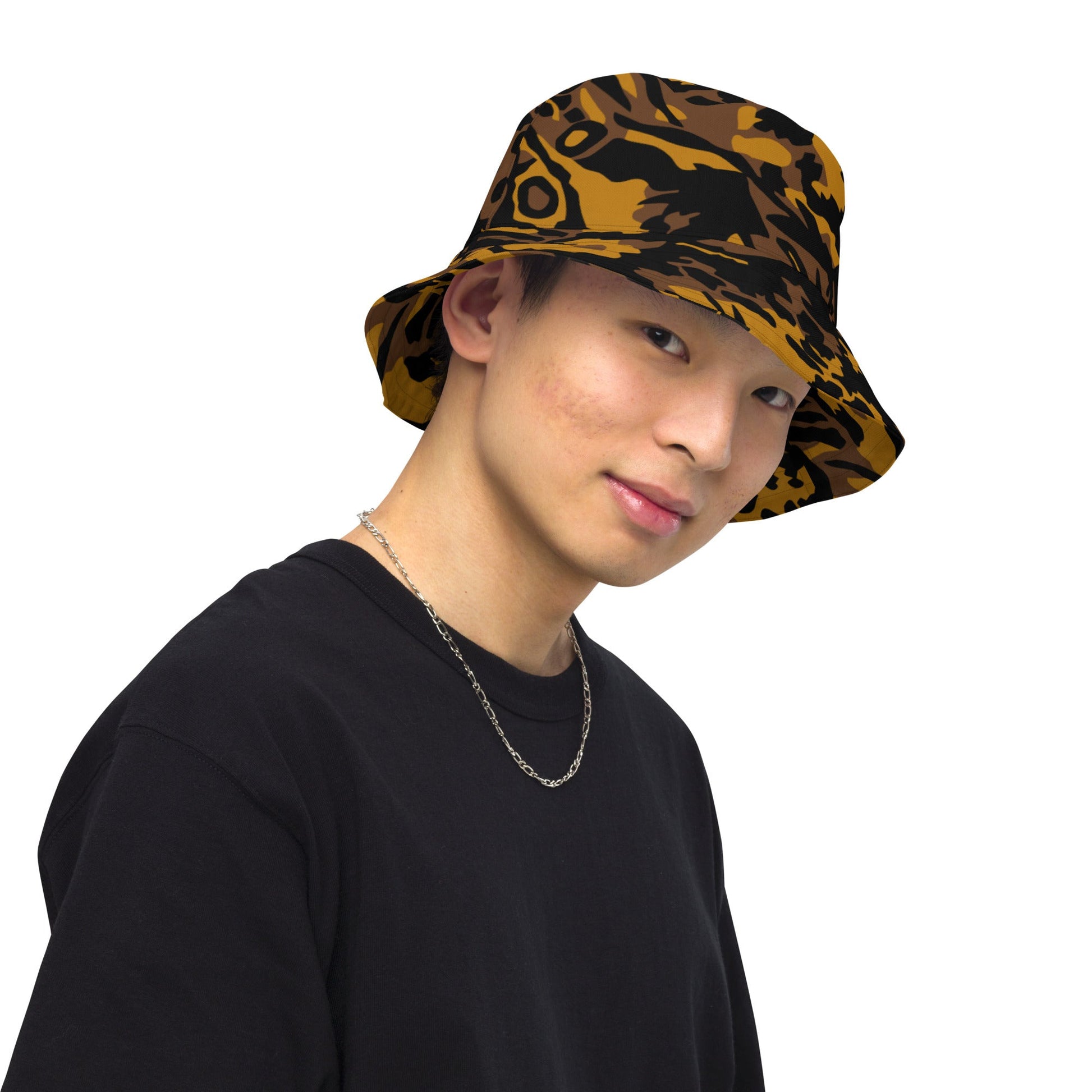 German Palm Tree Palmenmuster Autumn CAMO Reversible bucket hat - Bucket Hats