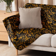 Palm Tree Palmenmuster Autumn CAMO Sherpa Blanket