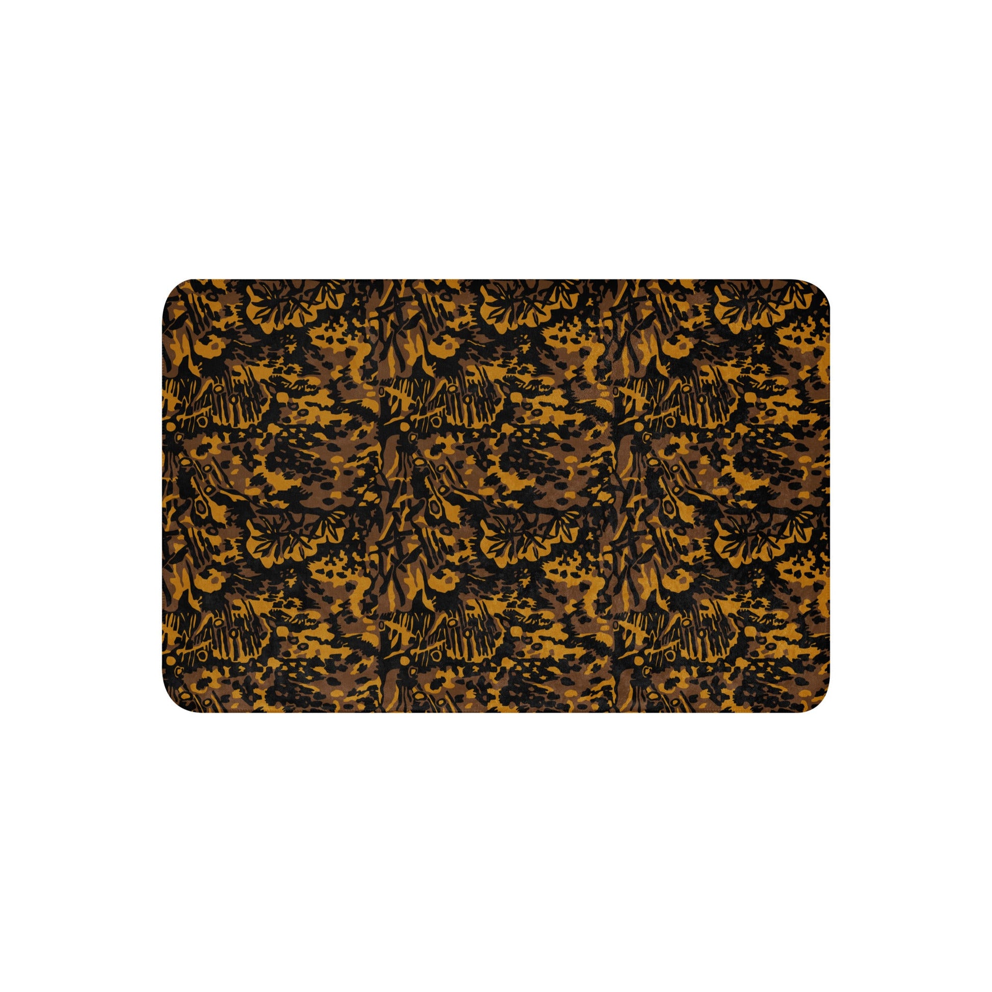 German Palm Tree Palmenmuster Autumn CAMO Sherpa blanket - Blankets