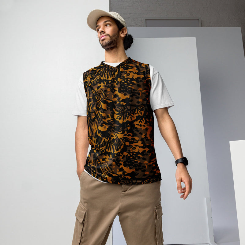Palm Tree Palmenmuster Autumn CAMO Unisex Basketball Jersey - 2XS
