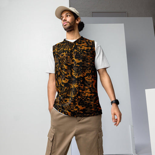 Palm Tree Palmenmuster Autumn CAMO Unisex Basketball Jersey - 2XS