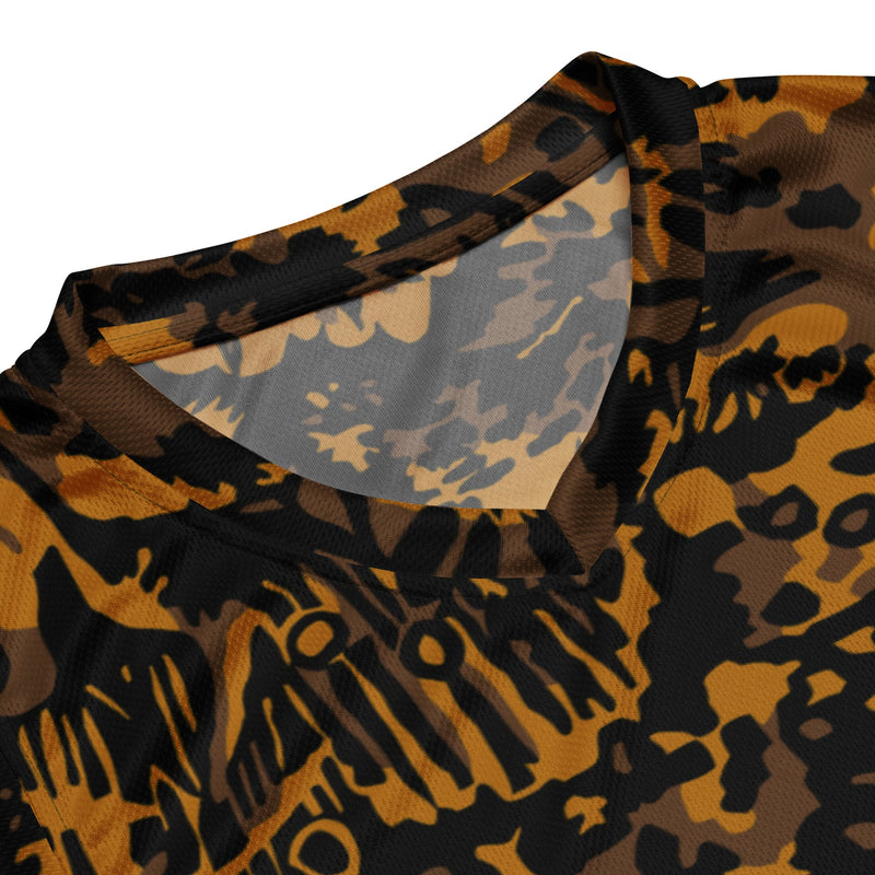 Palm Tree Palmenmuster Autumn CAMO Unisex Basketball Jersey