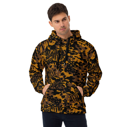 German Palm Tree Palmenmuster Autumn CAMO Unisex Hoodie - 2XS - Hoodies