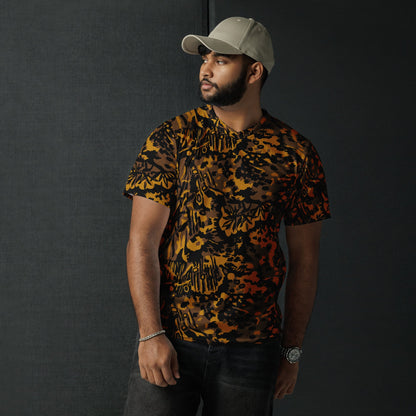 German Palm Tree Palmenmuster Autumn CAMO unisex sports jersey - Sports Jerseys