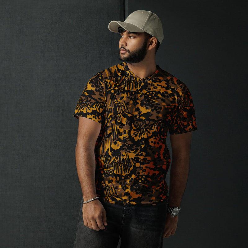 Palm Tree Palmenmuster Autumn CAMO Unisex Sports Jersey