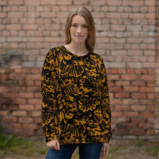 German Palm Tree Palmenmuster Autumn CAMO Unisex Sweatshirt - Sweatshirts