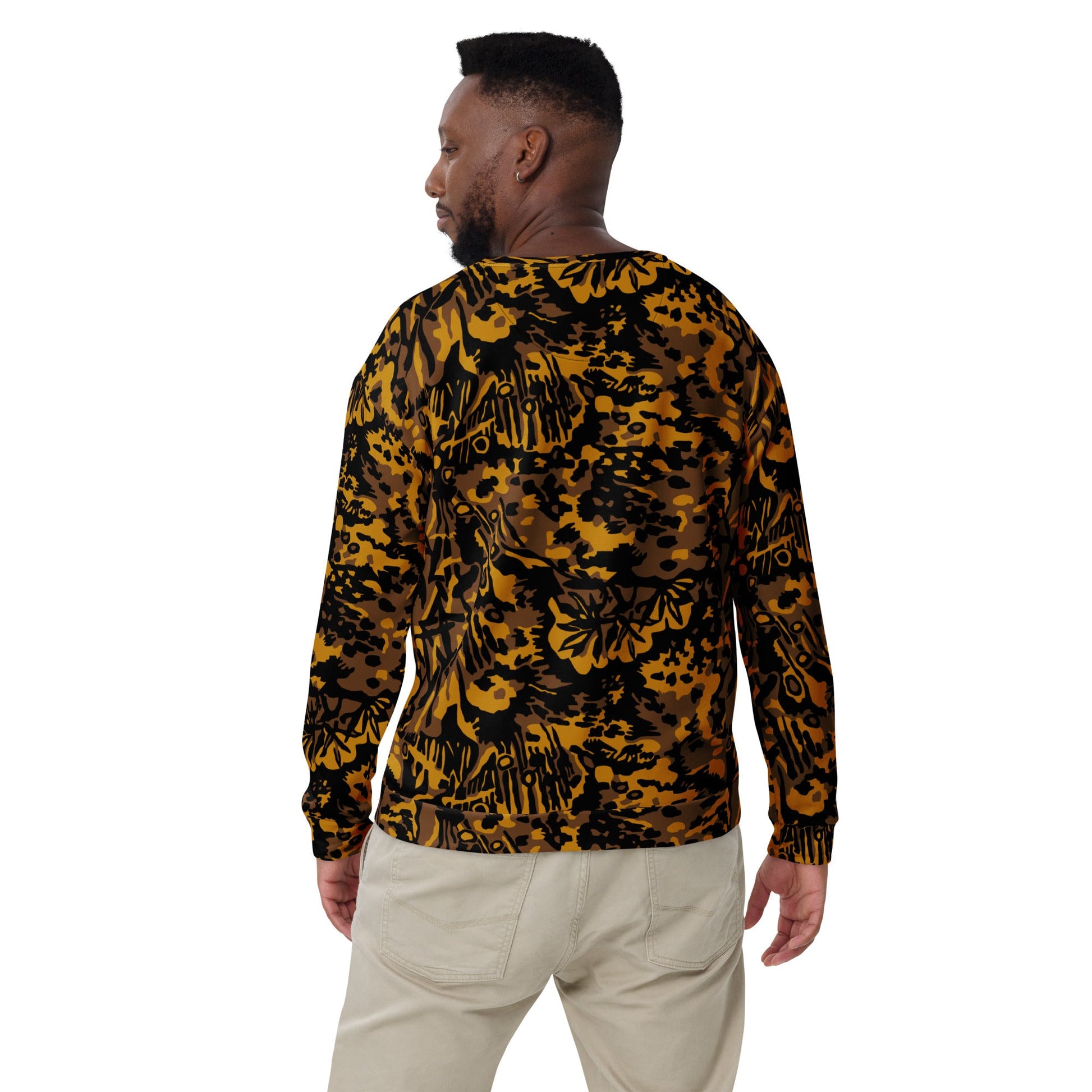 German Palm Tree Palmenmuster Autumn CAMO Unisex Sweatshirt - Sweatshirts
