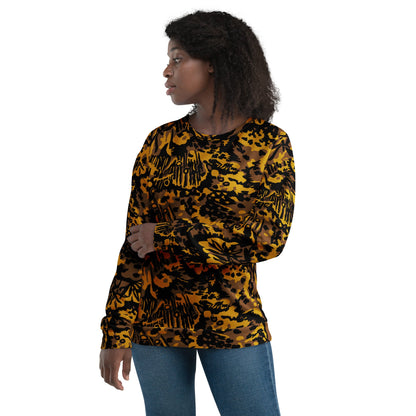 German Palm Tree Palmenmuster Autumn CAMO Unisex Sweatshirt - Sweatshirts