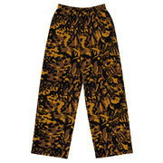 Palm Tree Palmenmuster Autumn CAMO Unisex Wide-Leg Leisure Pants - 2XS - Pant