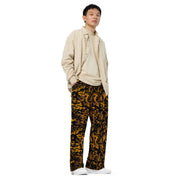 Palm Tree Palmenmuster Autumn CAMO Unisex Wide-Leg Leisure Pants - Pant