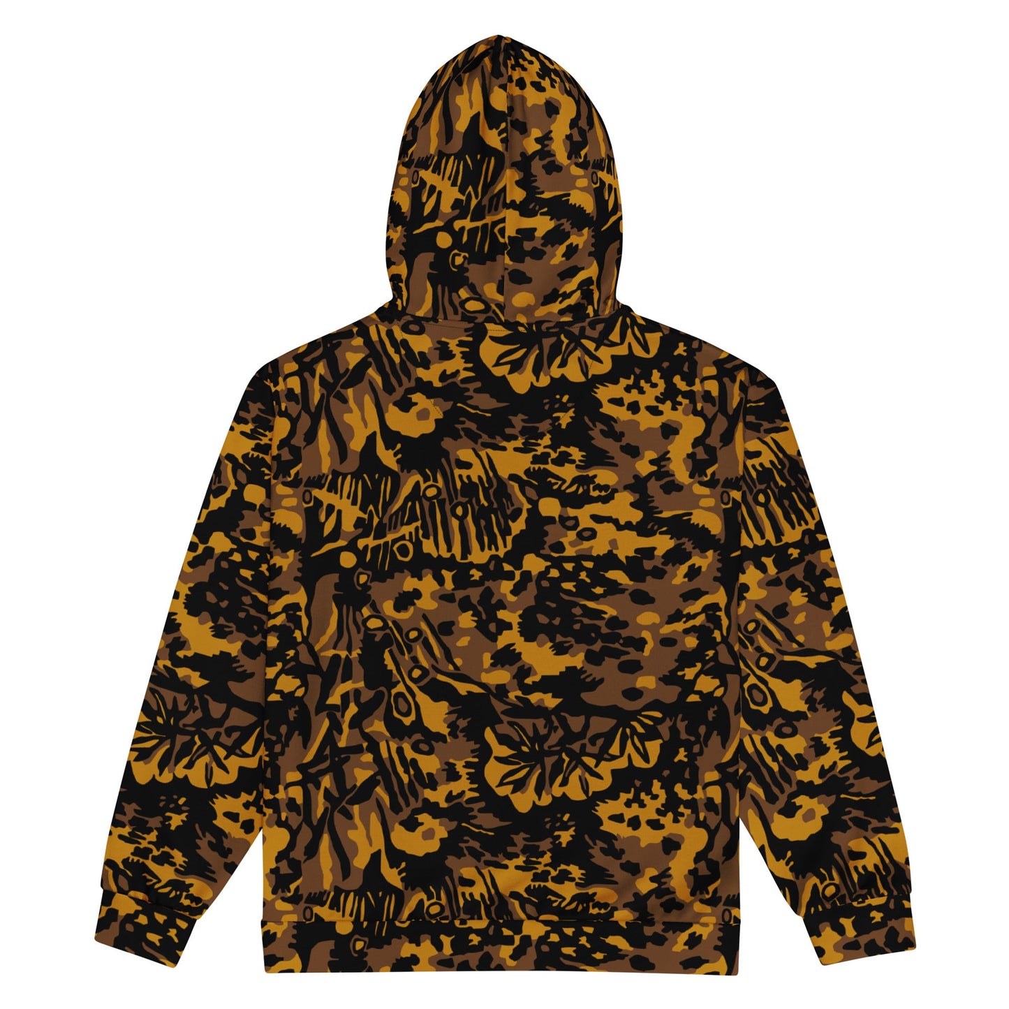 German Palm Tree Palmenmuster Autumn CAMO Unisex Zip Hoodie