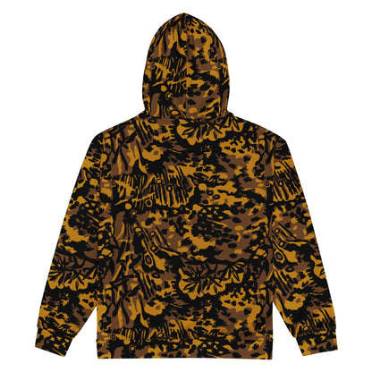 German Palm Tree Palmenmuster Autumn CAMO Unisex Zip Hoodie