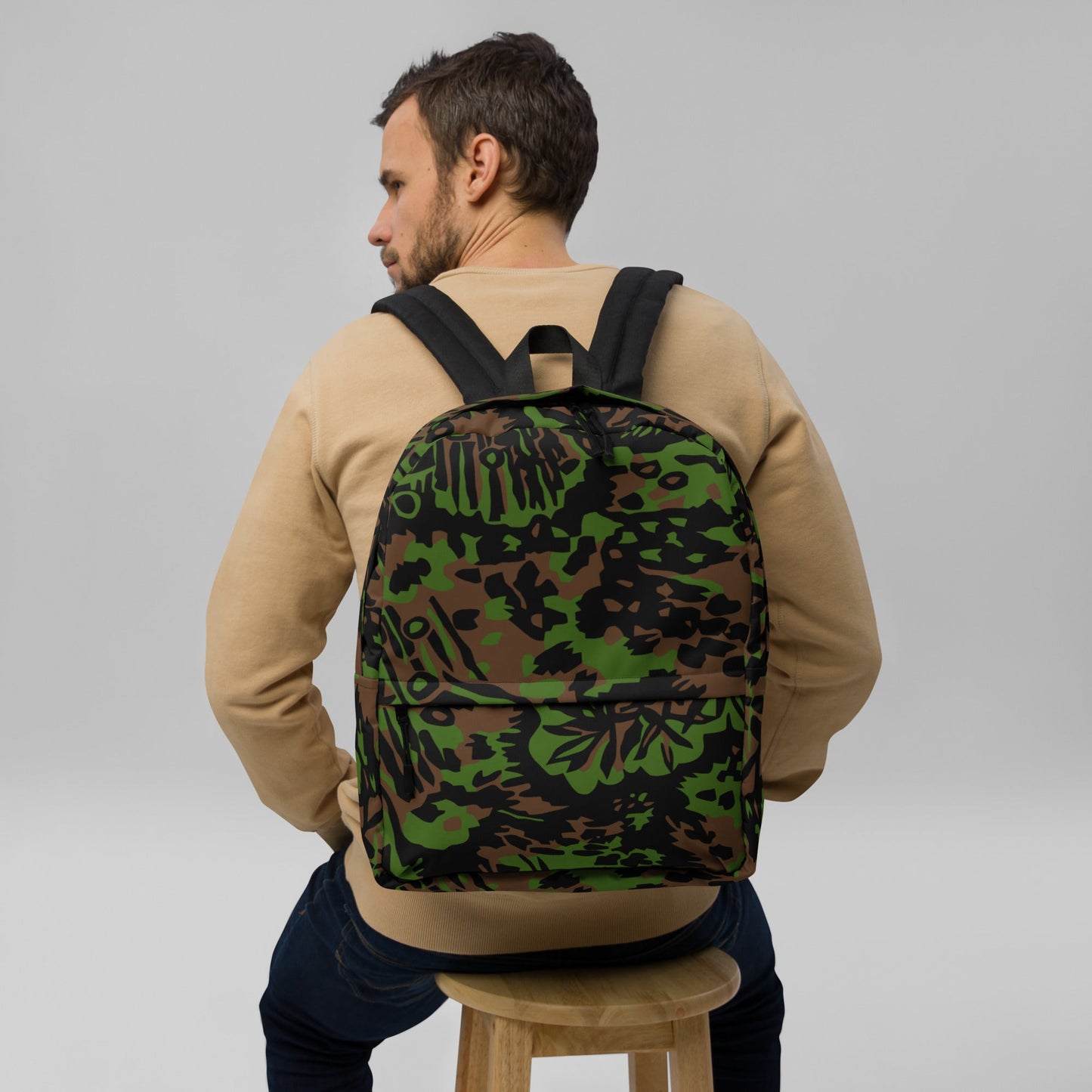 German Palm Tree Palmenmuster Spring CAMO Backpack