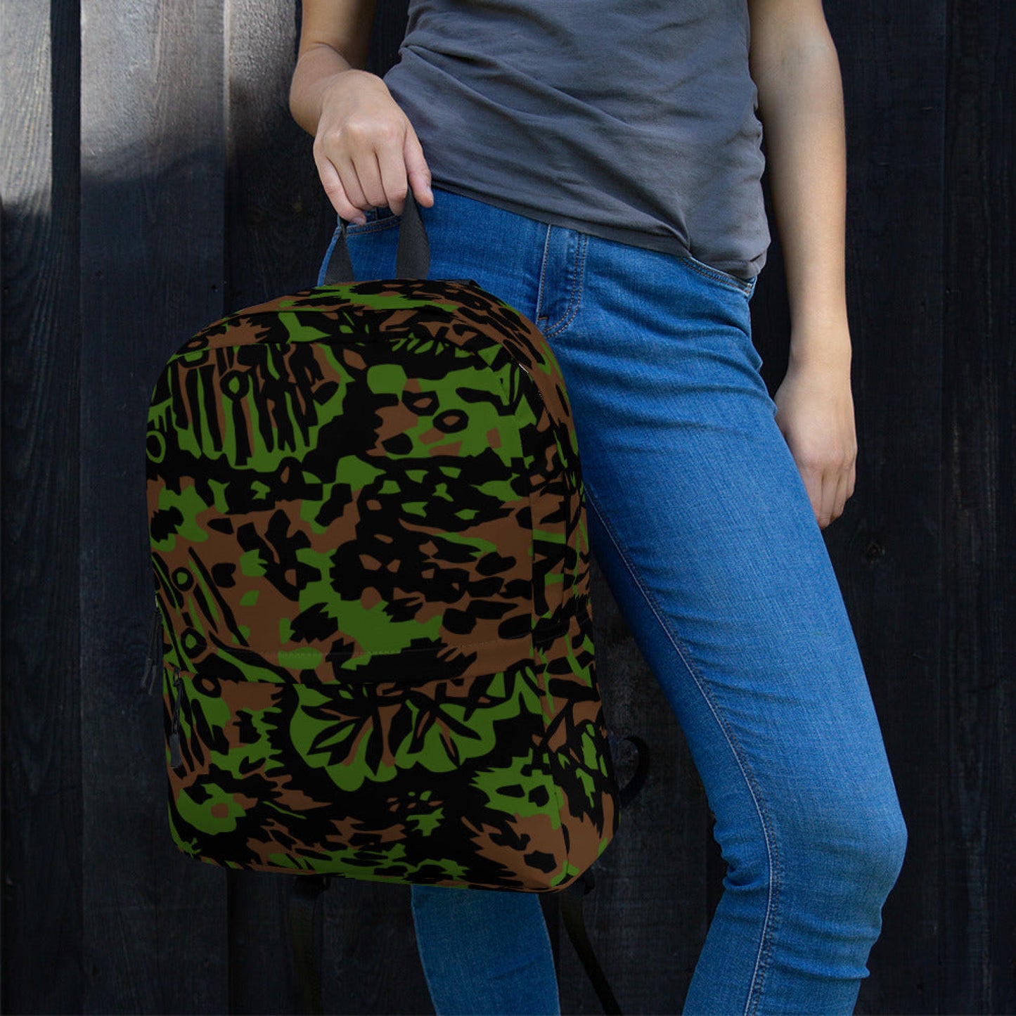German Palm Tree Palmenmuster Spring CAMO Backpack
