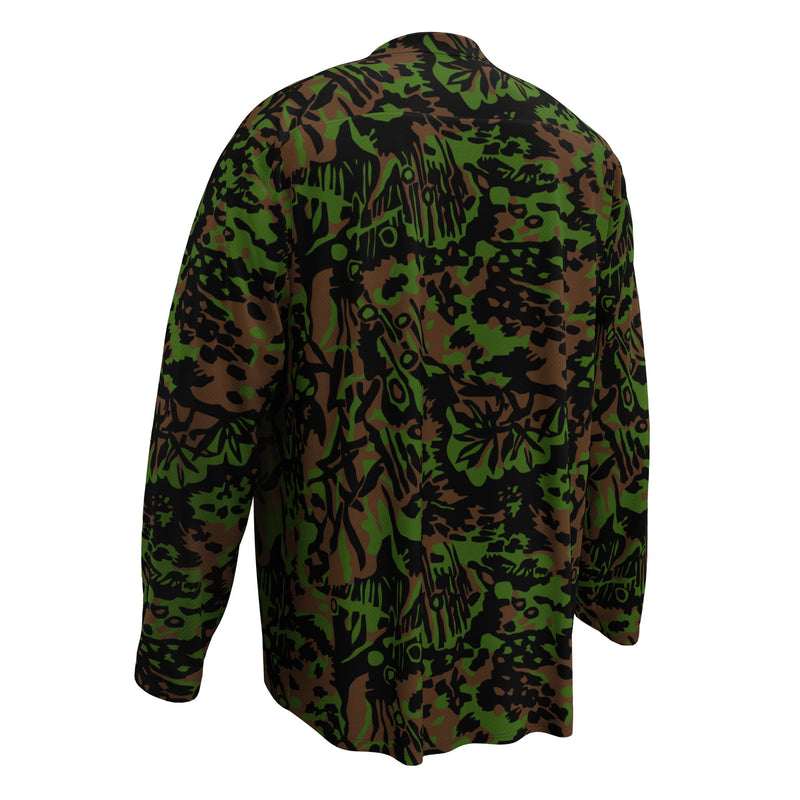Palm Tree Palmenmuster Spring CAMO Unisex Hockey Fan Jersey