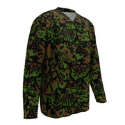 Palm Tree Palmenmuster Spring CAMO Unisex Hockey Fan Jersey