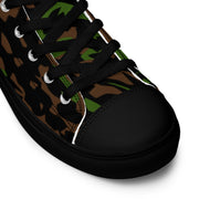 Palm Tree Palmenmuster Spring CAMO Mens High-Top Canvas Shoes