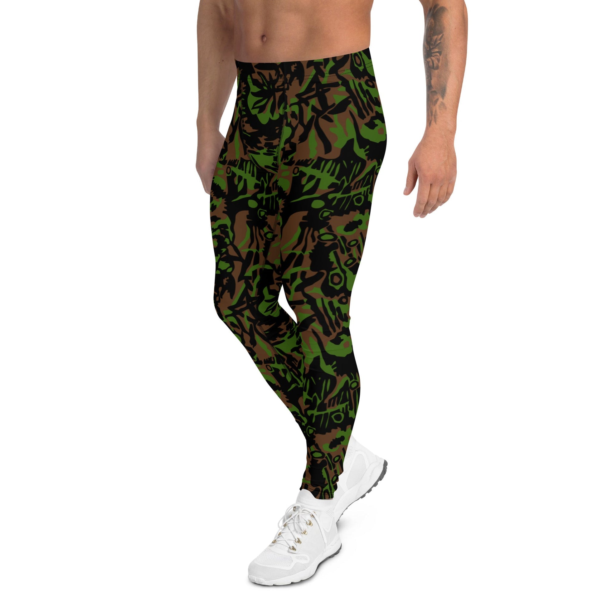 German Palm Tree Palmenmuster Spring CAMO Mens Leggings